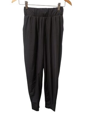 Nike Black Lightweight Windbreaker Jogger Pants Womens Small Track Athletic